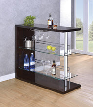 Load image into Gallery viewer, Two-Shelf Contemporary Cappuccino Bar Unit