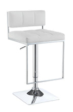Load image into Gallery viewer, Contemporary Chrome Adjustable Bar Stool