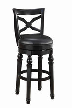 Load image into Gallery viewer, Traditional Black Swivel Bar Stool