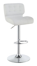 Load image into Gallery viewer, Contemporary White Upholstered Bar Stool