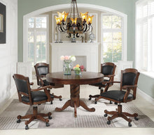 Load image into Gallery viewer, Casual Black and Tobacco Upholstered Game Chair