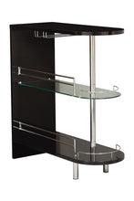 Load image into Gallery viewer, Contemporary Glossy Black Bar Table