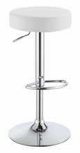 Load image into Gallery viewer, Modern White Adjustable Bar Stool