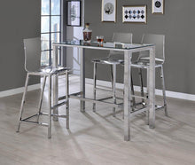 Load image into Gallery viewer, Contemporary Glass Bar Table