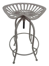 Load image into Gallery viewer, Traditional Antique White Adjustable Bar Stool