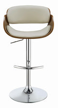 Load image into Gallery viewer, Modern Ecru Adjustable Bar Stool
