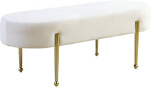 Load image into Gallery viewer, Gia Black Velvet Bench