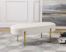 Load image into Gallery viewer, Gia Black Velvet Bench