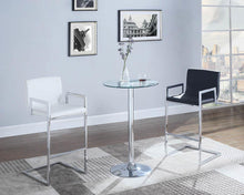 Load image into Gallery viewer, Contemporary Chrome Bar Table