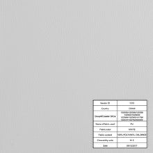 Load image into Gallery viewer, Contemporary White Adjustable Padded Back Bar Stool