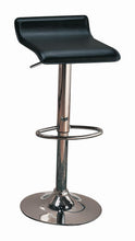 Load image into Gallery viewer, Contemporary Black Adjustable Bar Stool