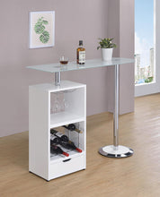 Load image into Gallery viewer, Contemporary White Bar Table