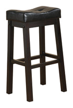 Load image into Gallery viewer, Transitional Black Upholstered Bar Stool