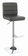 Load image into Gallery viewer, Contemporary Chrome Adjustable Bar Stool
