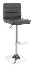 Load image into Gallery viewer, Contemporary Chrome Adjustable Bar Stool