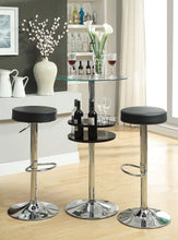 Load image into Gallery viewer, Contemporary Black Bar Table
