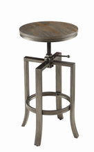 Load image into Gallery viewer, Industrial Walnut Adjustable Bar Stool