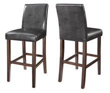 Load image into Gallery viewer, Contemporary Dark Brown Parsons Bar Stool