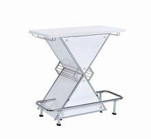 Load image into Gallery viewer, Contemporary White Stacked Triangle Bar Unit