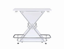 Load image into Gallery viewer, Contemporary White Stacked Triangle Bar Unit