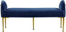 Load image into Gallery viewer, Owen Black Velvet Bench