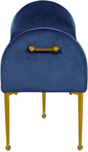 Load image into Gallery viewer, Owen Black Velvet Bench