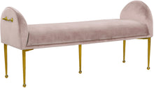Load image into Gallery viewer, Owen Black Velvet Bench