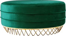 Load image into Gallery viewer, Revolve Green Velvet Ottoman/Coffee Table