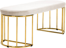 Load image into Gallery viewer, Gio Black Velvet Bench