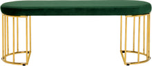 Load image into Gallery viewer, Gio Green Velvet Bench