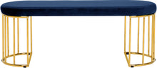 Load image into Gallery viewer, Gio Black Velvet Bench