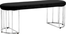 Load image into Gallery viewer, Gio Black Velvet Bench