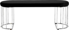Load image into Gallery viewer, Gio Black Velvet Bench