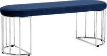 Load image into Gallery viewer, Gio Black Velvet Bench