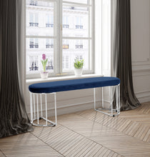 Load image into Gallery viewer, Gio Black Velvet Bench