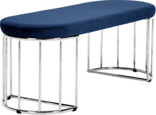 Load image into Gallery viewer, Gio Black Velvet Bench