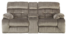 Load image into Gallery viewer, Brassville Reclining Loveseat with Console