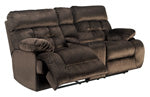 Load image into Gallery viewer, Brassville Reclining Loveseat with Console