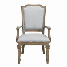 Load image into Gallery viewer, Florence Grey Upholstered Dining Arm Chair