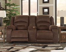 Load image into Gallery viewer, Carrarse Power Reclining Loveseat with Console