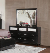 Load image into Gallery viewer, Barzini Seven-Drawer Dresser With Metallic Drawer Front