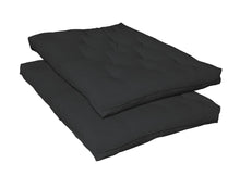Load image into Gallery viewer, Black Premium Innerspring Futon Pad