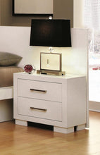 Load image into Gallery viewer, Jessica Contemporary White Nightstand