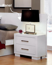 Load image into Gallery viewer, Jessica Contemporary White Nightstand