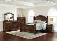 Load image into Gallery viewer, Satterfield Traditional Warm Bourbon California King Bed