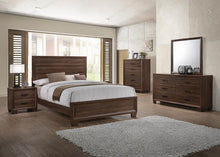 Load image into Gallery viewer, Brandon Transitional Medium Brown Queen Bed