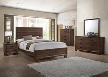 Load image into Gallery viewer, Brandon Transitional Medium Brown Queen Bed