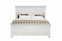 Load image into Gallery viewer, Traditional Vintage White Queen Bed