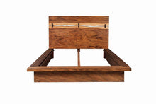 Load image into Gallery viewer, Rustic Smoky Walnut Eastern King Bed
