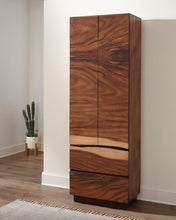 Load image into Gallery viewer, Rustic Smoky Walnut Shoe Tower